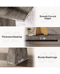 Tribesigns 63-Inch Executive Desk, Large Office Computer Desk with Double Pedestal, Modern Simple Workstations