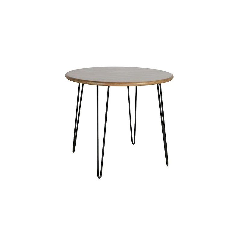 Jofran Brennan 42" Round Modern Contemporary Solid Wood Counter Height Dining Table