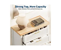 gaomon Fluted Dresser for Bedroom