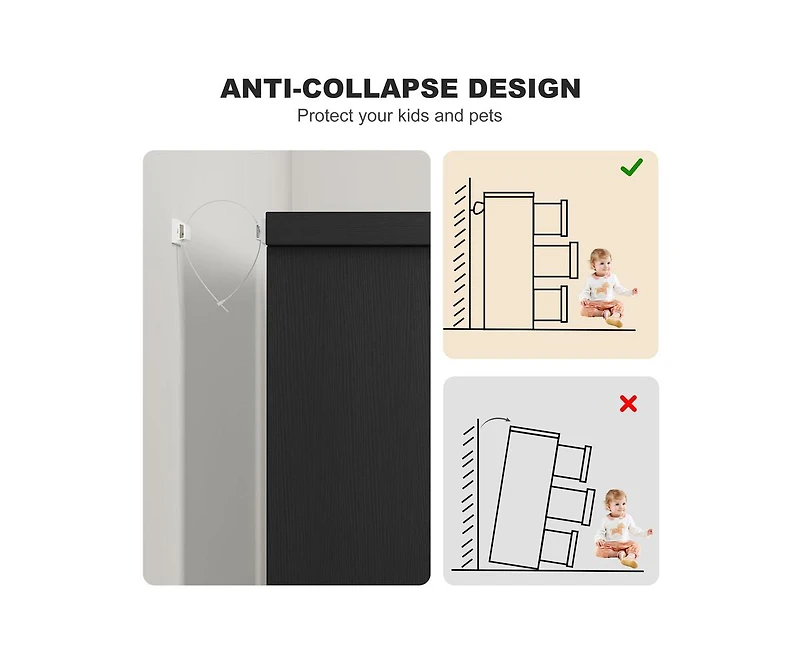 gaomon 6 Drawer Dresser for Bedroom