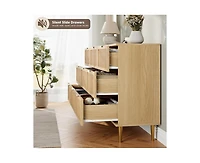 Gaomon Rattan 9 Drawer Dressers for Bedroom