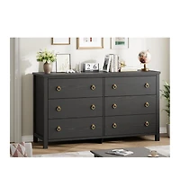 gaomon 6 Dresser for Bedroom, 47.2" Wide Dresser