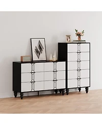 gaomon 6-Drawer, 47.24" x 15.75" 32.48", for Bedroom or Living Room Dresser