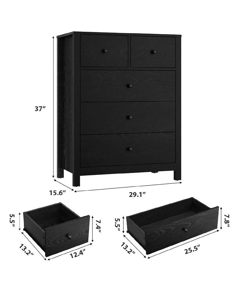 Gaomon Drawer Dresser for Bedroom
