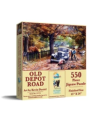 SunsOut Old Depot Road 550 piece Jigsaw Puzzle for Adults