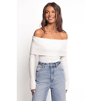 Petal and Pup Women's Inora Off Shoulder Knit Top