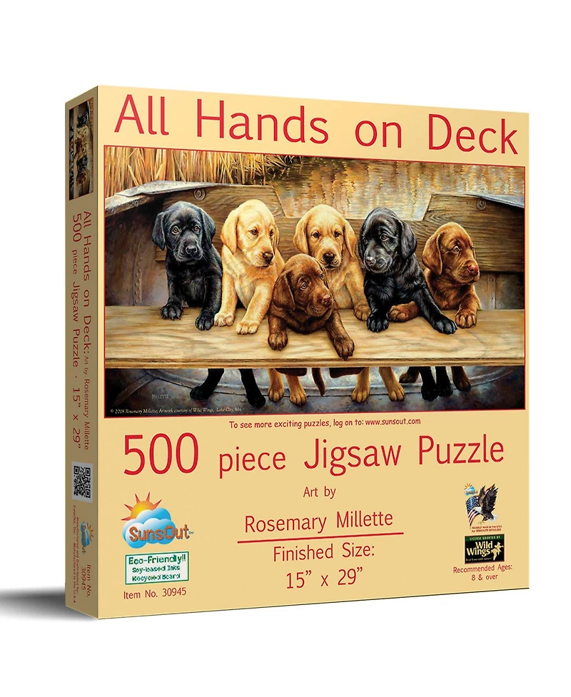 SunsOut All Hands on Deck 500 piece Jigsaw Puzzle for Adults