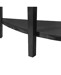 Streamdale Furniture 55" Wood Veneer Open Shelf Entry Table