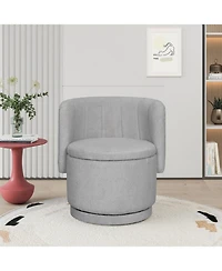 Streamdale Furniture Streamdale 360 Degree Swivel Back Sofa Chair With Storage Space