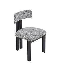 Streamdale Furniture Streamdale Upholstered Armless Dining Chairs With Metal Legs (Set of 2)