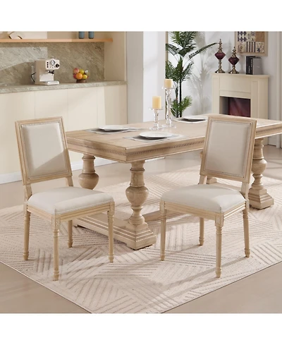 Streamdale Furniture Streamdale French Country Upholstered Dining Chairs - Set of 2