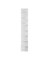 Streamdale Furniture Wavy 8-Layer Adjustable Bookshelf