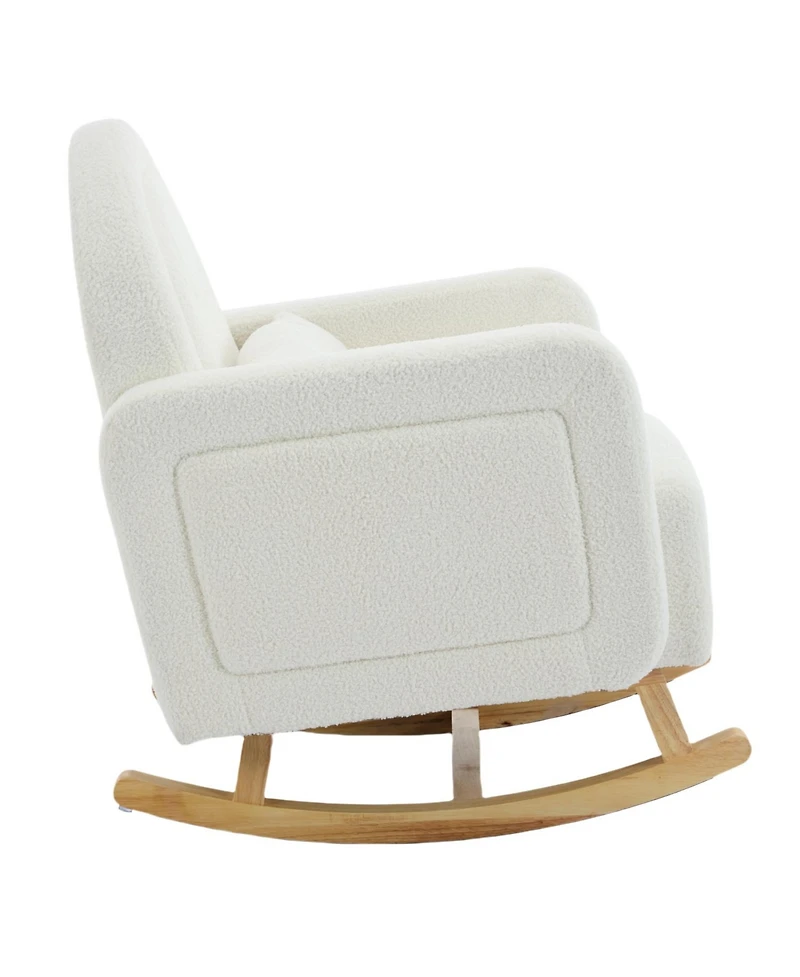 Streamdale Furniture Rocking Chair Curved Back Pillow