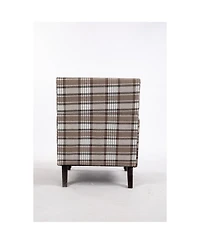 Streamdale Furniture Vintage Stripes Accent Chair with Nailhead