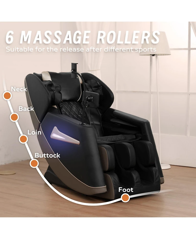 Streamdale Massage Chair Recliner with Zero Gravity with Full Body Air Pressure