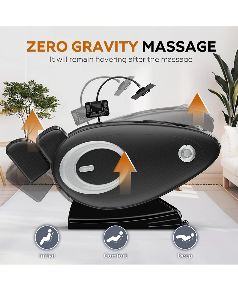 Streamdale Furniture + Faux Leather (or specify actual material) + Zero Gravity & Full Body Air Pressure + Massage Chair Recliner