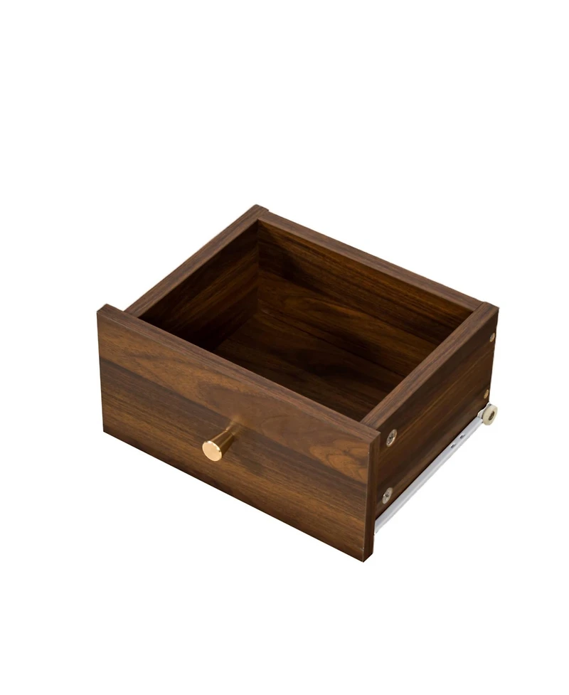 Streamdale Furniture Striped Glass Door Sideboard