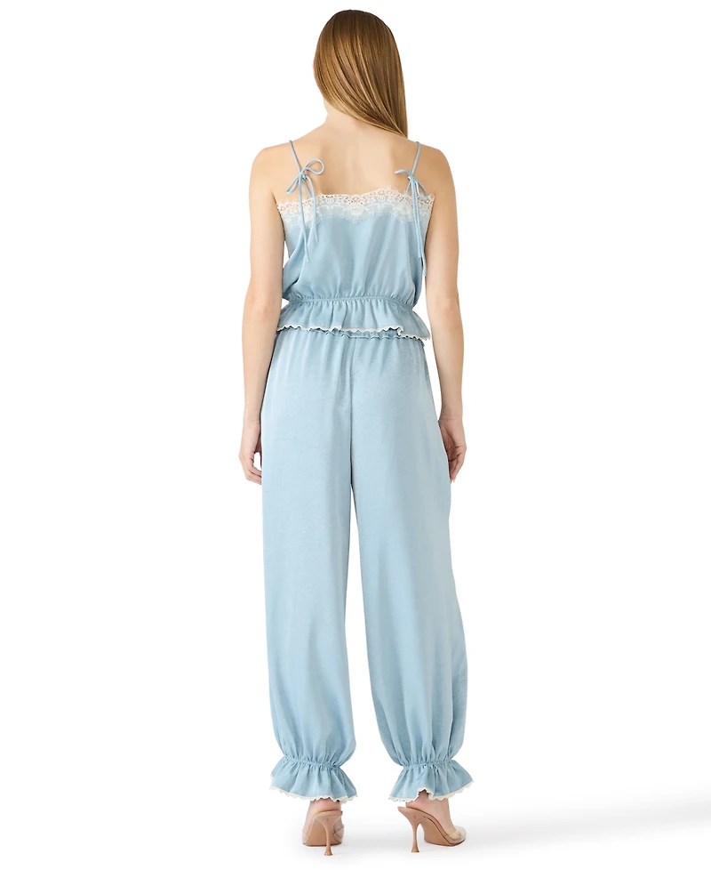 Steve Madden Women's Roan Elastic Waistband Pants