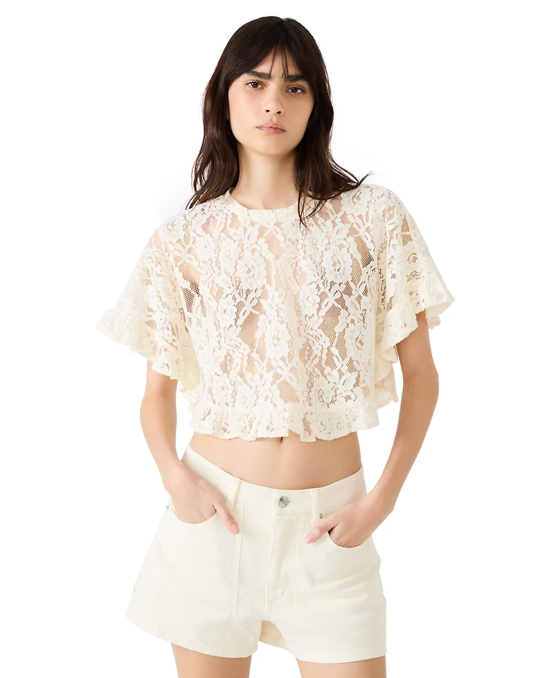 Steve Madden Women's Callum Short-Sleeve Top