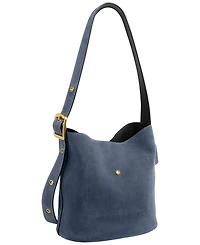 Coach Bleecker Medium Suede Bucket Bag