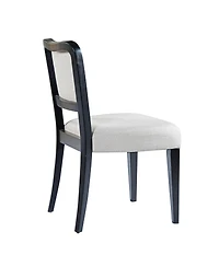 Streamdale Black Walnut Upholstered Dining Chairs (Set of 2)