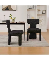 Streamdale Furniture Upholstered Chenille Dining Chairs (Set of