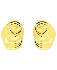 Giani Bernini 18k Gold Over Sterling Silver Abstract Oval Post Earrings, Macy's Exclusive