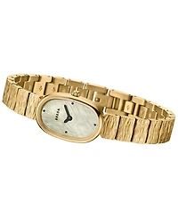 Breda Women's 'Jane Revival' Gold Stainless Steel Bracelet Watch, 18mm