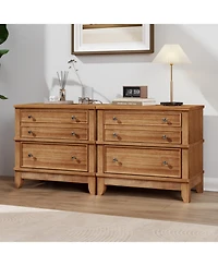 Streamdale Furniture Hazel 3-Drawer Hazel 3-Drawer Side Table for Living Room, Hallway, Entryway, Set of Two