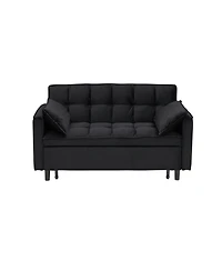 Streamdale Furniture Streamdale Modern Velvet Sleeper Sofa with Pillows & Pockets