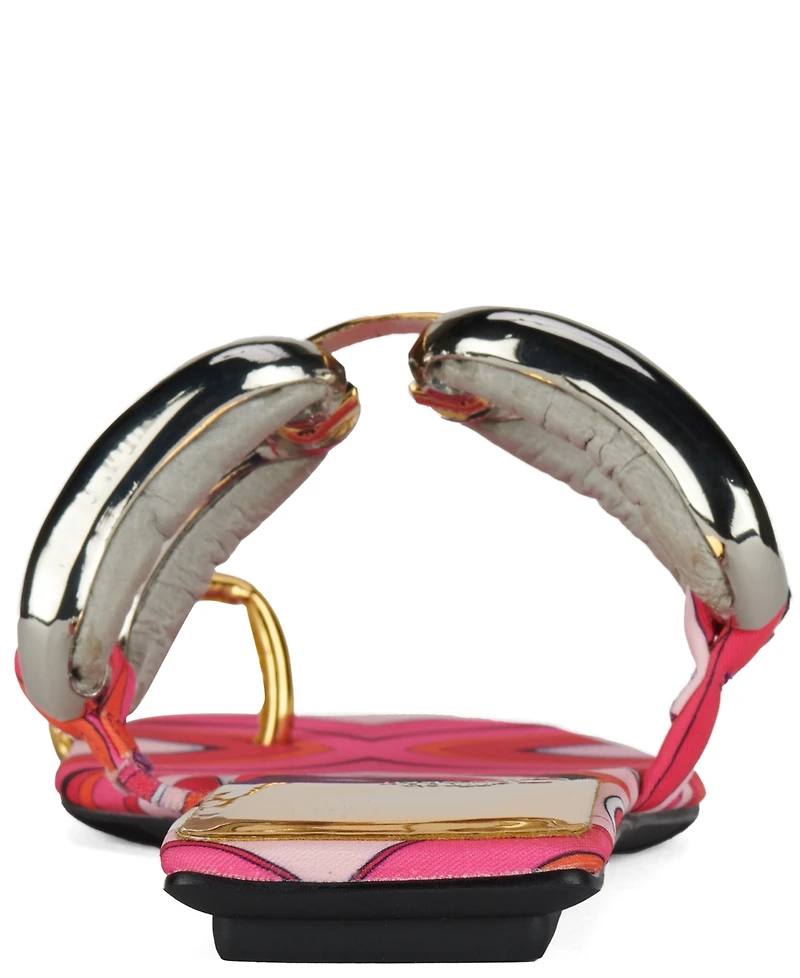 Jeffrey Campbell Women's Chain-Embellished Slide Sandals