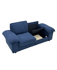 Streamdale Furniture Modern Storage Loveseat Sofa - Small Space Living