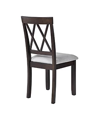 Streamdale Furniture Foldable Extendable Dining Set, 5 Piece