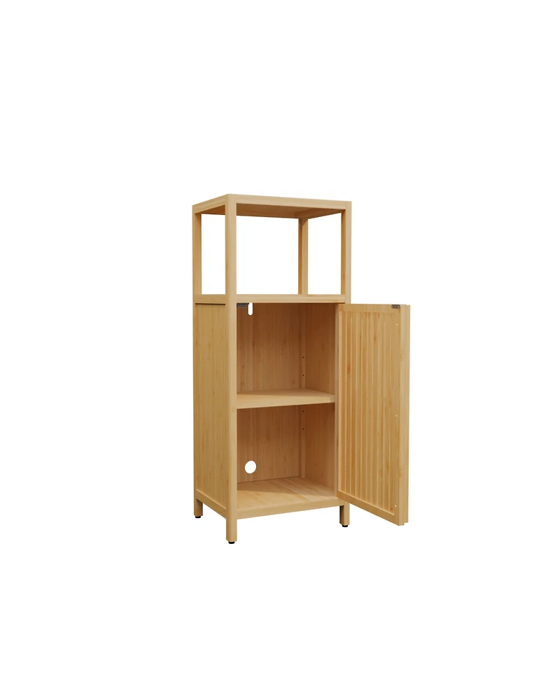 Streamdale Furniture Streamdale 41 inch multi-scene use large capacity single door locker with one shelf