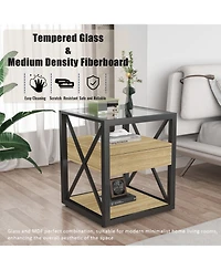 Streamdale Furniture Modern End Table Set of 2