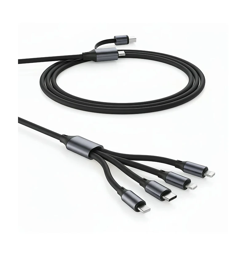 3P Experts Bold Dual 4 N 1 Charging Cable