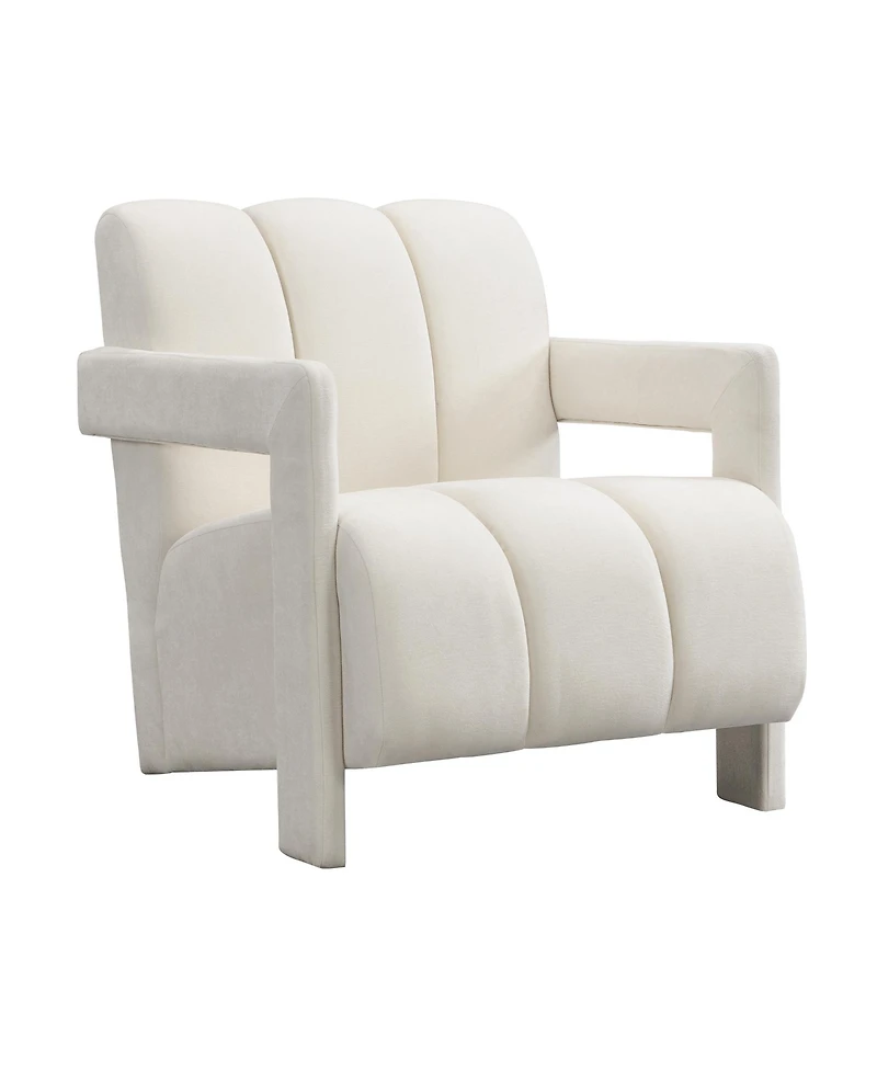 Streamdale Furniture Modern Armchair Set of 2, L-Arms, Polyester