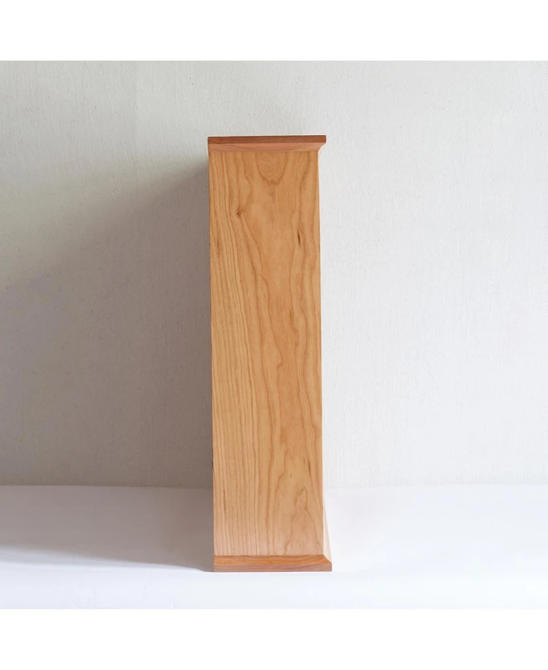 Streamdale Furniture Cherry Wood Storage Rack & Cup Holder