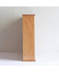 Streamdale Furniture Cherry Wood Storage Rack & Cup Holder