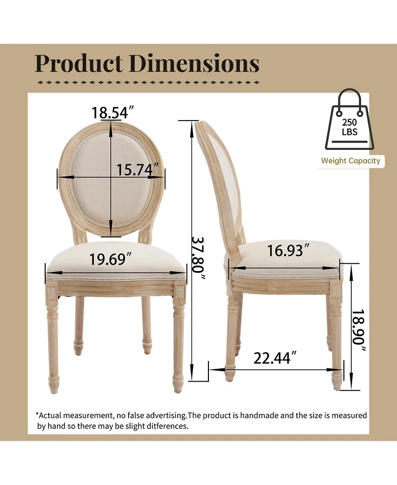 Streamdale Furniture Streamdale French Country Upholstered Dining Chairs