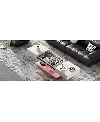 Streamdale Furniture Extendable Coffee Table w/ Hidden Storage