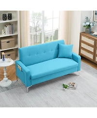 Streamdale Furniture 57" Comfortable Double Sofa w/ Storage