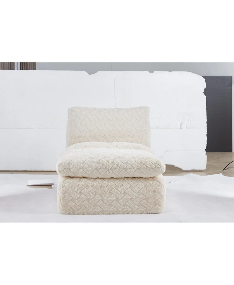 Streamdale Furniture Full Compression sofa chair with swivel add Ottoman