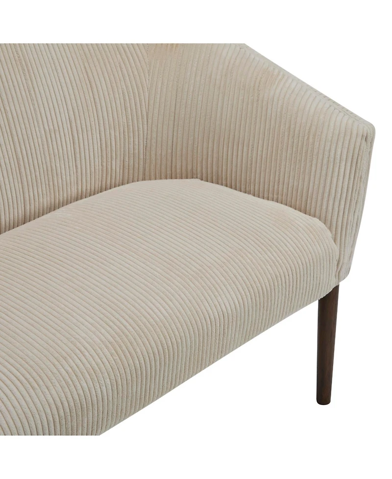 Streamdale Furniture Streamdale Corduroy Recessed Arm Loveseat