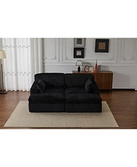Streamdale Furniture Streamdale Double Chaise Lounge Sleeper Sofa Bed