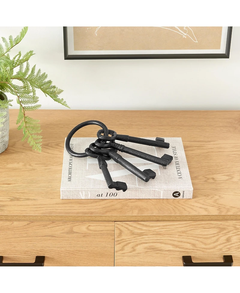 Danya B Keys on Ring Sculpture - Wall or Tabletop Display