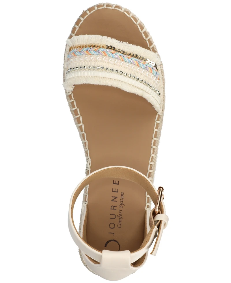 Journee Collection Women's Tristeen Espadrille Sandals