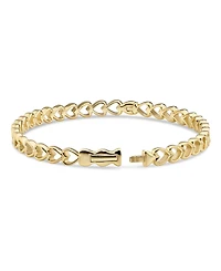 Devata Open Heart Bangle Bracelet , Size Medium