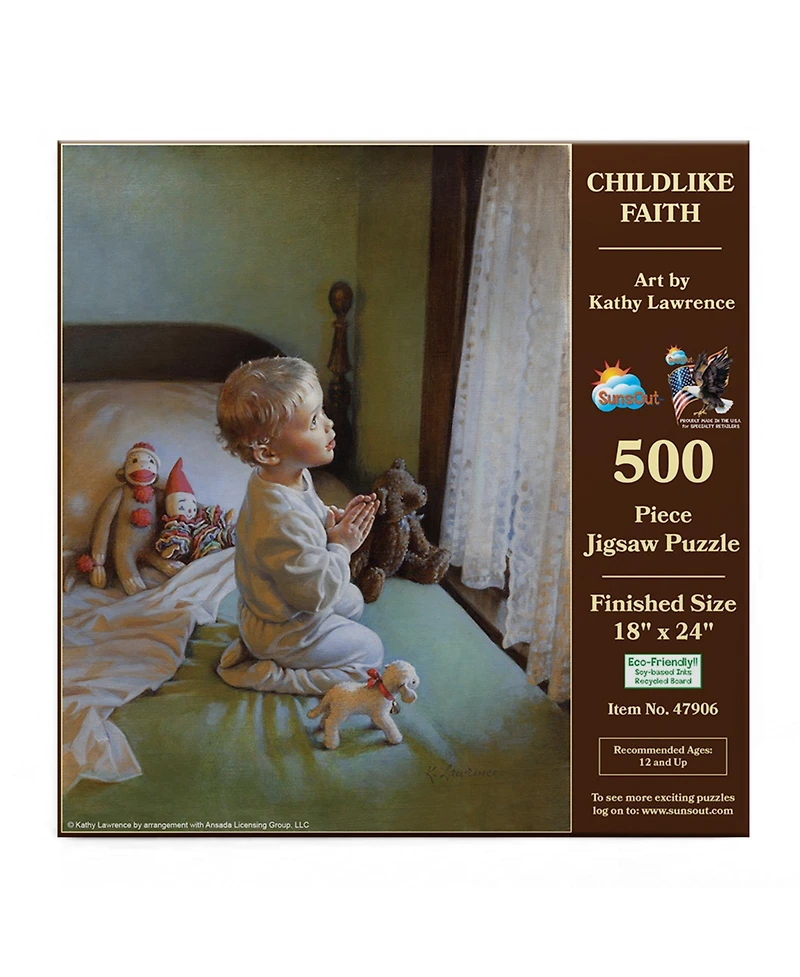 SunsOut Childlike Faith 500 piece Jigsaw Puzzle for Adults