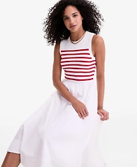 On 34th Women's Mixed-Media Sweater Midi Dress, Macy's Exclusive